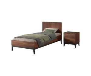 Ensemble chambre ilyas lit 90x200 + chevet