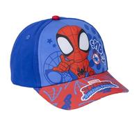 Ensemble chapeau et lunettes de soleil Spidey - Bleu et rouge - Protection UV 400 et filtre catégorie 3 - Chapeau enfant avec velcro ajustable - Produit Original Fabriqué en Espagne