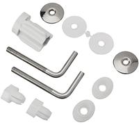 Ensemble charnière originale en acier pour abattant WC Victoria Roca, 15,2 x 7,9 x 2,8 cm, couleur métallique (référence : AI0016300R)