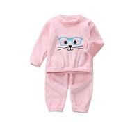Ensemble chaud et épais pour garçons et filles, pyjama en flanelle de dessin animé pour enfants, vêtements de maison, nouvelle collection automne et hiver Maillot De Garçons 6 Maillot De Garçons 2 Ans