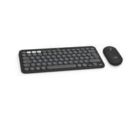 Ensemble clavier Azerty et souris sans fil Bluetooth Logitech Pebble 2 Combo pour Mac Graphite