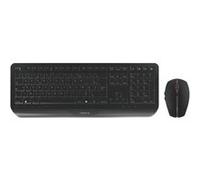 Ensemble clavier Azerty et souris sans fil Cherry Gentix Desktop Noir Noir A