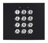 Ensemble clavier codé GTAC finition noire satinée 200439 - AIPHONE GTACB