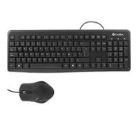 CoolBox Ensemble clavier et souris COO-KTR-01U Espagnol Qwerty Noir G