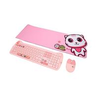 Ensemble clavier et souris de jeu, clavier 110 touches et souris optique, avec tapis de souris, design ergonomique, mise en veille automatique, pour joueur PC