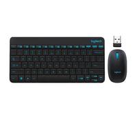 ensemble clavier et souris de jeu sans fil MK245, Ultra-mince et étanche, pour ordinateur de bureau et portable, Windows Chrome OS