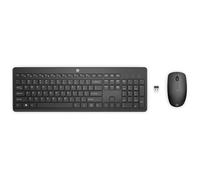 Ensemble clavier et souris - HP - 235 - Disposition à 3 zones - Course plate des touches