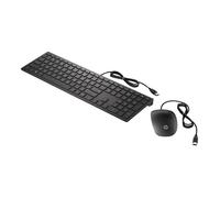 Ensemble clavier et souris - HP - Pavilion 400 - USB - Noir de jais - Filaire
