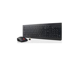 Ensemble clavier et souris - LENOVO - 4X30M39497 - Sans fil - QWERTY - Noir