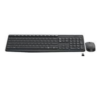 Ensemble Clavier et Souris - LOGITECH - MK235 - Sans fil USB - Optique - Gris