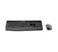 Logitech Clavier et souris sans fil MK345 – Français – Noir/Bleu