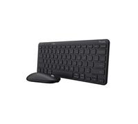 Ensemble clavier et souris Lyra Noir Espagnol Qwerty
