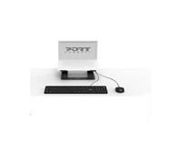 Ensemble clavier et souris PORT DESIGN Pack 3 en 1 Support Home Office Noir