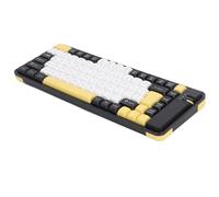 Ensemble Clavier et Souris pour Voyage, Récepteur ou Ensemble Clavier et Souris sans Fil Plug and Play (Yellow)