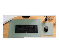 CHERRY Clavier + souris Stream Desktop Comfort full-size AZERTY sans fil 2,4 GHz gris/noir