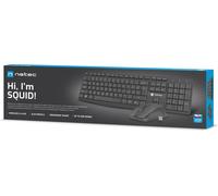 Ensemble clavier et souris sans fil 2 en 1 Natec SQUID,