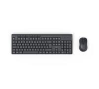 Ensemble clavier et souris sans fil - Hama - Noir - Membrane - Ambidextre - Technologie 2,4 GHz - Portée 10 m