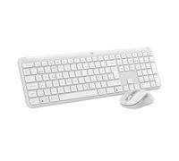 Logitech Ensemble clavier/souris Signature Slim MK950 – Sans fil Bluetooth 5.1 Espagnol Blanc cassé