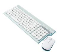 Ensemble clavier et souris sans fil M17F, Rechargeable, silencieux, pour bureau