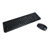 MCL ACK-2012W/N clavier Souris incluse Universel RF sans fil AZERTY Français Noir