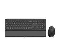Ensemble clavier et souris sans fil - Philips - Bluetooth - 3200 DPI - Noir - Compact - Ergonomique - 5.5x20.5x45 cm