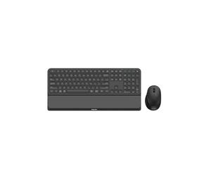 Ensemble clavier et souris sans fil - Philips - Bluetooth - 3200 DPI - Noir - Compact - Ergonomique - 5.5x20.5x45 cm