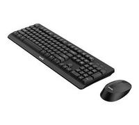 Philips SPT6307BL/16 - Clavier Souris sans Fil pour Windows, Linux, Mac, récepteur USB 2,4 GHz, PC, Ordinateur Portable, QWERTY Espagnol, 110 Touches, Souris 1600 dpi, poignée ambidextre, Noir