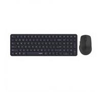 Ensemble clavier et souris sans fil Rapoo 9360M, clavier ultra-fin 99 touches Blade-Series E9310M et souris silencieuse M300G, compatible avec 4 appareils, silencieux, compact, alimenté par piles, pou