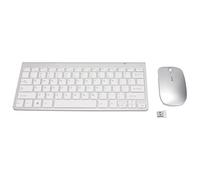 Ensemble clavier et souris sans fil sensible silencieux DPI réglable Design ergonomique Récepteur USB Clavier et souris