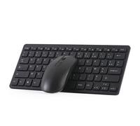 Ensemble clavier et souris sans fil TD® clavier et souris compacts blancs pour ordinateurs portables et de bureau