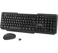 Ensemble clavier et souris sans fil Titanium TK108 Memphis, 2.4GHz, noir