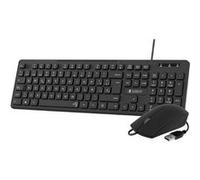Clavier et Souris Subblim SUBKBC-CSSK01 Noir QWERTY