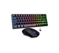 Ensemble clavier et souris THE G-LAB COMBO HYDRO 60% Membrane Double mode 2,4 GHz/Bluetooth RGB Noir