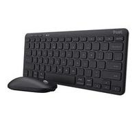 Ensemble clavier et souris Trust Lyra Noir Espagnol Qwerty G