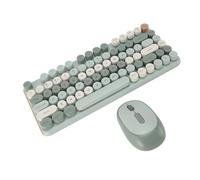 Ensemble Clavier et Souris WL, Récepteur USB 2,4 G, Ensemble Clavier et Souris WL Bluetooth Double Modes à Faible Bruit, Clavier 82 Touches avec Souris Réglable 1 000 DPI, 1 200