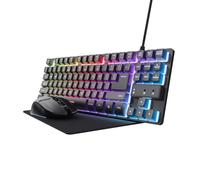Ensemble Clavier Gaming - GENERIC - GXT 1794 - AZERTY FR - Souris sans fil - Tapis de souris 24,5x21 cm