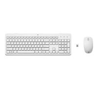 Ensemble clavier et souris Hp Ensemble Clavier/Souris 230 3L1F0AA#ABD Sans Fil Bluetooth Bureautique Blanc