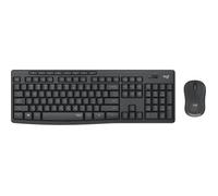 Logitech Ensemble clavier et souris MK295 Silent – Sans fil 2.4 GHz – QWERTY Anglais graphite
