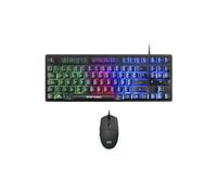 Ensemble Clavier/Souris Mars Gaming MCPTKL Filaire Jeux PT 3200DPI Noir