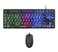 Ensemble Clavier/Souris Mars Gaming MCPTKL Filaire Jeux PT 3200DPI Noir Noir G