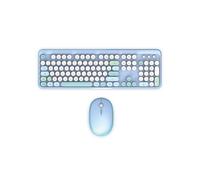 The Mobility Lab – Ensemble clavier + souris ML313887 Pure Color – Sans fil, Pavé numérique – Bleu
