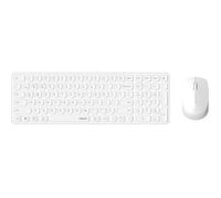 Ensemble Clavier-Souris - RAPOO - 9310M - Sans-fil - Multimode - Ultra-Slim - Blanc