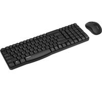 Ensemble clavier souris - RAPOO - X1800S - Sans fil - Numpad - Noir