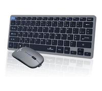 Ensemble Clavier Souris sans fil - BLUESTORK - Pack Mini - Bluetooth & Dongle - Ultra fin et léger - Nomade Télétravail