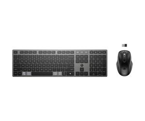 Ensemble clavier - souris sans fil HP 725 Optimisez votre productivité avec cet ensemble sans fil rechargeable.