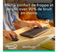Ensemble clavier souris - Sans fil - Logitech - MK295 - AZERTY