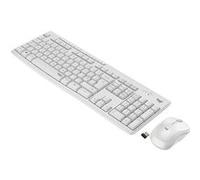 Pack Clavier Souris - Sans fil - Logitech - MK295 - SilentTouch - Pavé numérique - Clavier AZERTY Français - Blanc