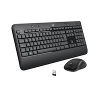Ensemble Clavier Souris - Sans fil - Logitech - MK540 - AZERTY - Noir