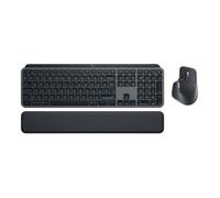 Ensemble Clavier Souris - Sans fil - Logitech - MX Keys S - AZERTY - Rétroéclairé - Graphite