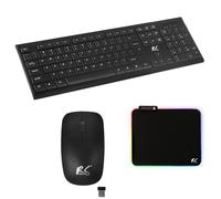 Ensemble clavier + souris + tapis de souris sans fil NanoRS, RS580